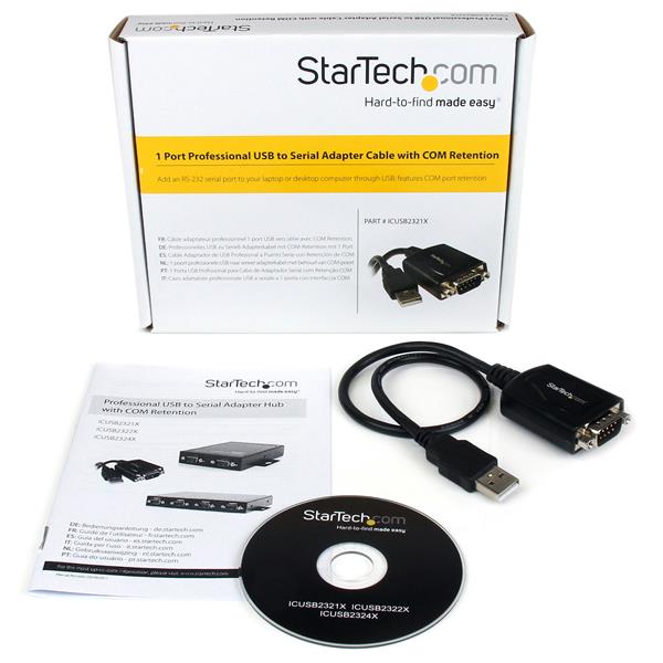 1X USB TO SERIAL ADAPTER CABLE .