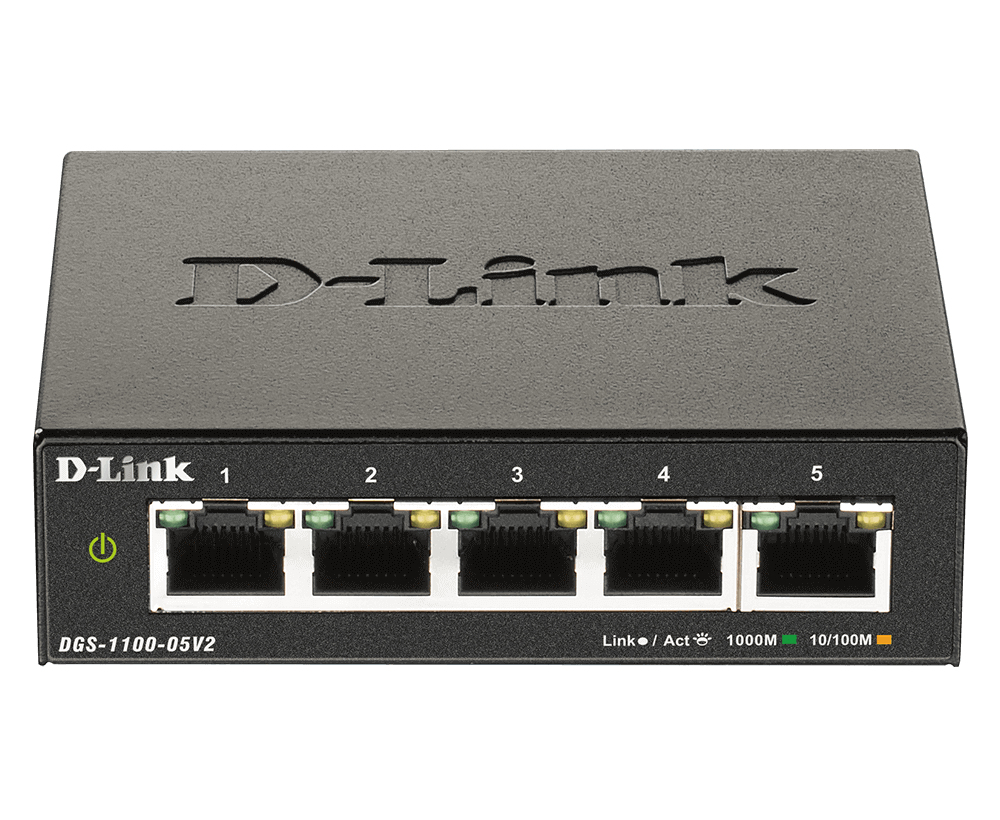 Switch D-Link DGS-1100-05V2/E 5*GE retail