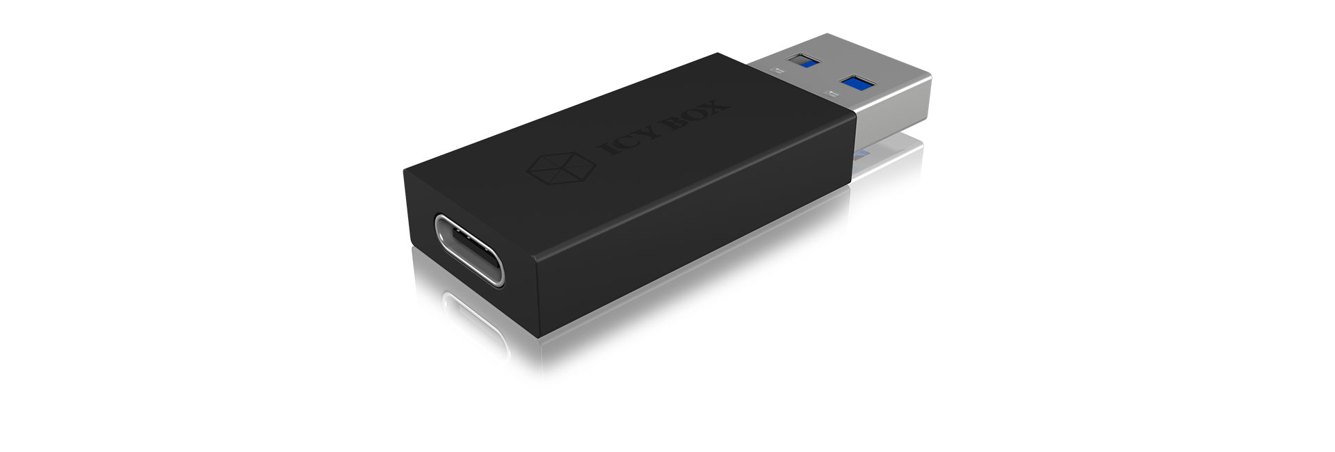 USB 3.2 Gen 2 Adapter IB-CB015, USB-A Stecker > USB-C Buchse