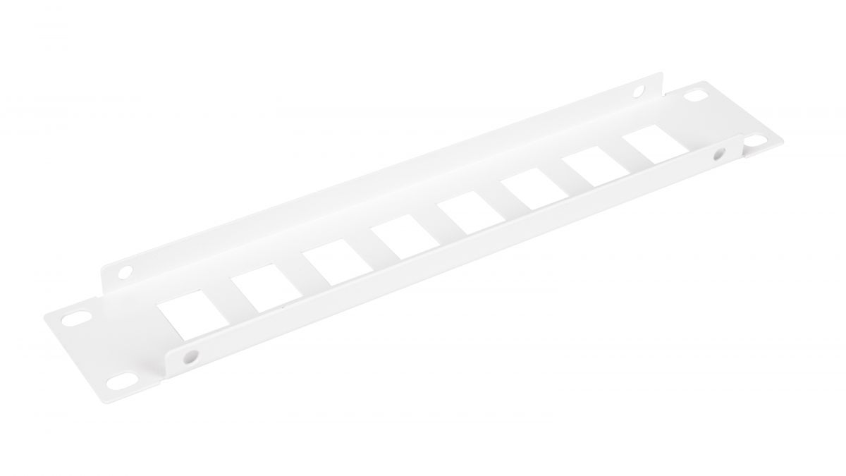 Equip 10 Patchpanel 8xRJ45 Keystone Jacks (leer) 1U grau
