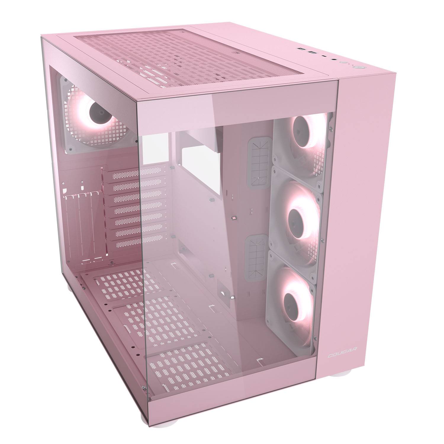 COUGAR Gehäuse Midi-Tower FV150 ARGB, Pink