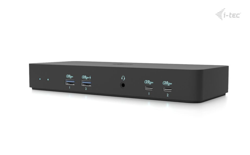 I-TEC USB-C Intelligent Triple Display Docking Station 1xHDMI 2xDP 1xGLAN 2xUSB-C Gen2 2xUSB-A Gen2 2xUSB-A Gen1 1xAudio/Mic PD 100W