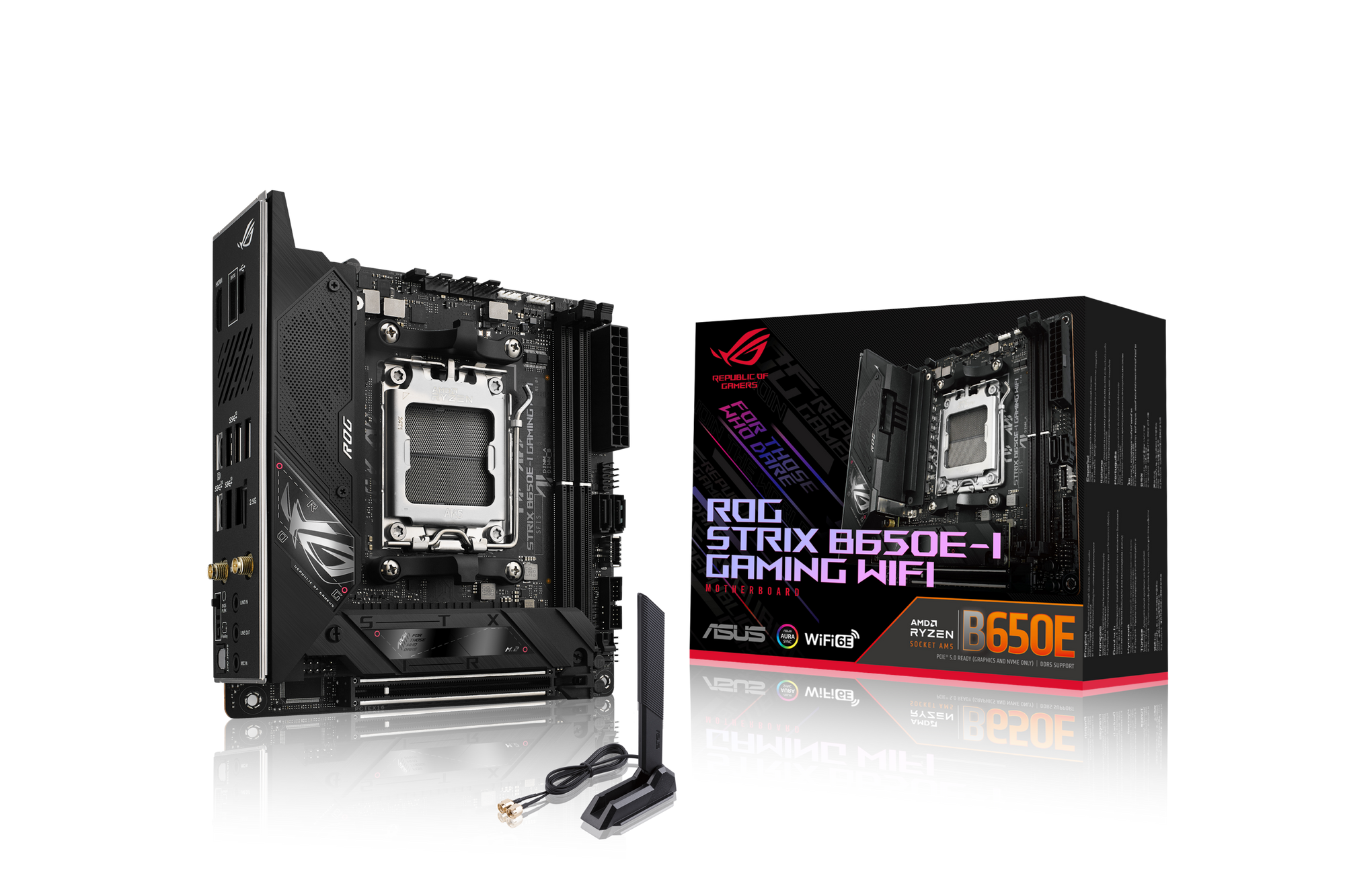 ASUS ROG STRIX B650E-I GAMING WIFI AM5 DDR5 mini-ITX MB