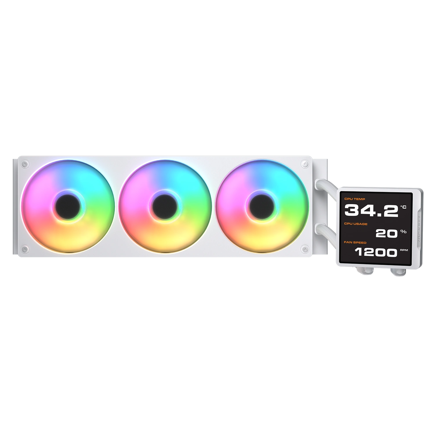 COUGAR CPU Wasserkühlung Poseidon Vistek Pro 360,ARGB,Weiß