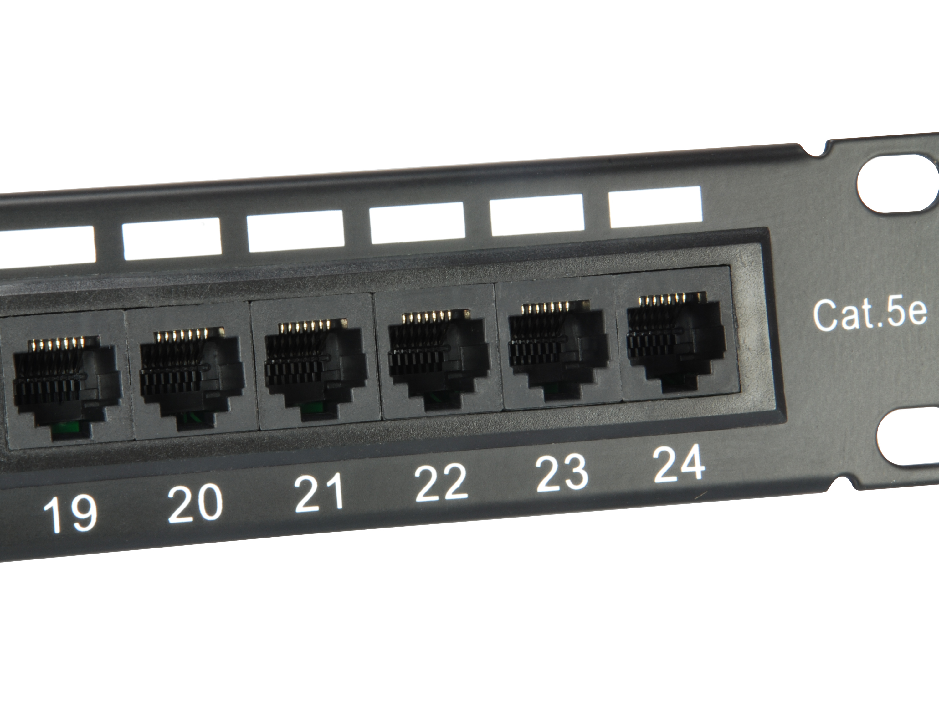 Equip 19 Patchpanel 24xRJ45 Cat5e UTP 1U 100MHz RAL9005