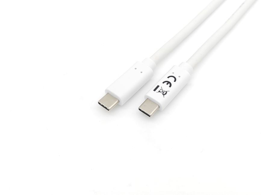 Equip Kabel USB-C3.2->C Gen1 PD60W St/St 2.00m weiß