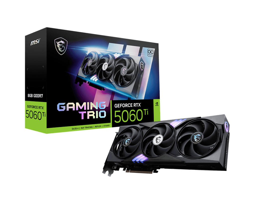 MSI RTX5060 TI 8G Gaming Trio OC 8GB GDDR7 HDMI 3xDP