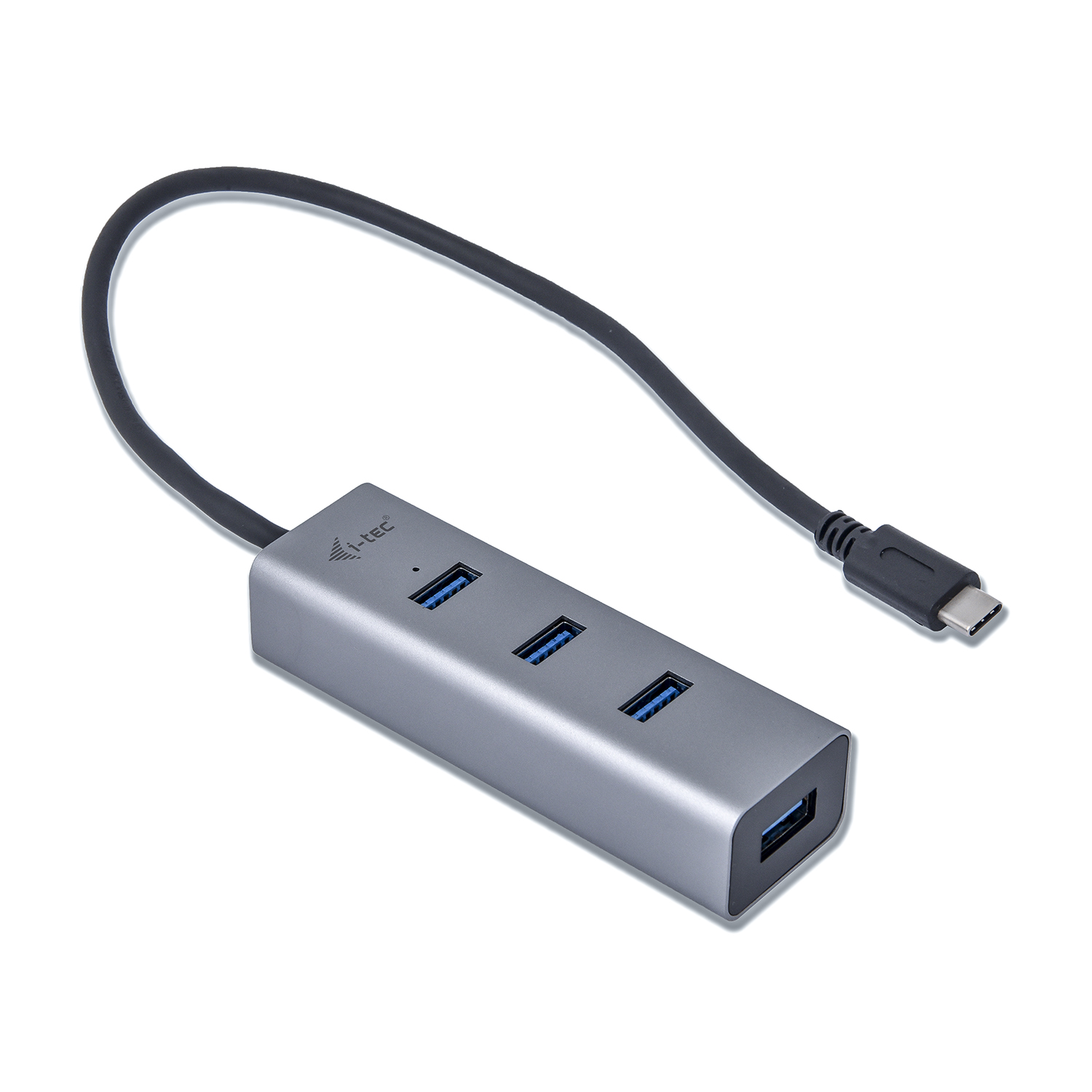 I-TEC USB-C METAL 4-PORT HUB PASSIVE 4XUSB 3.0 TB3 COMP.