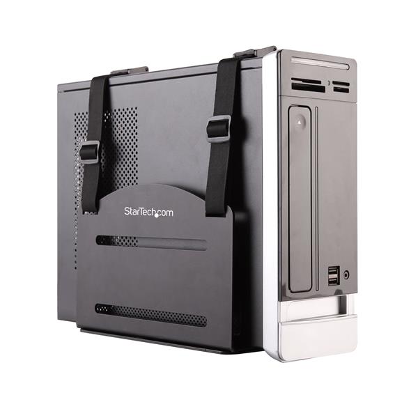 STARTECH.COM CPU Mount - Adjustable Width 4.8in to 8.3in - Metal - Computer Wall Mount - PC Wall Mount - Computer Mounting Bracket