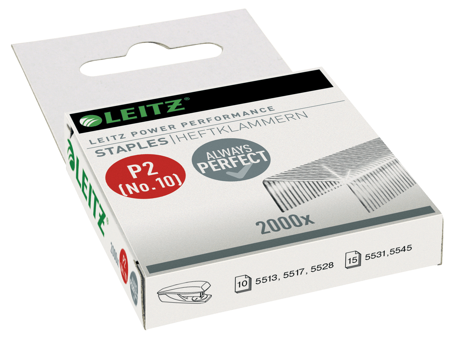 LEITZ Heftklammern No.10, 2.000 St.