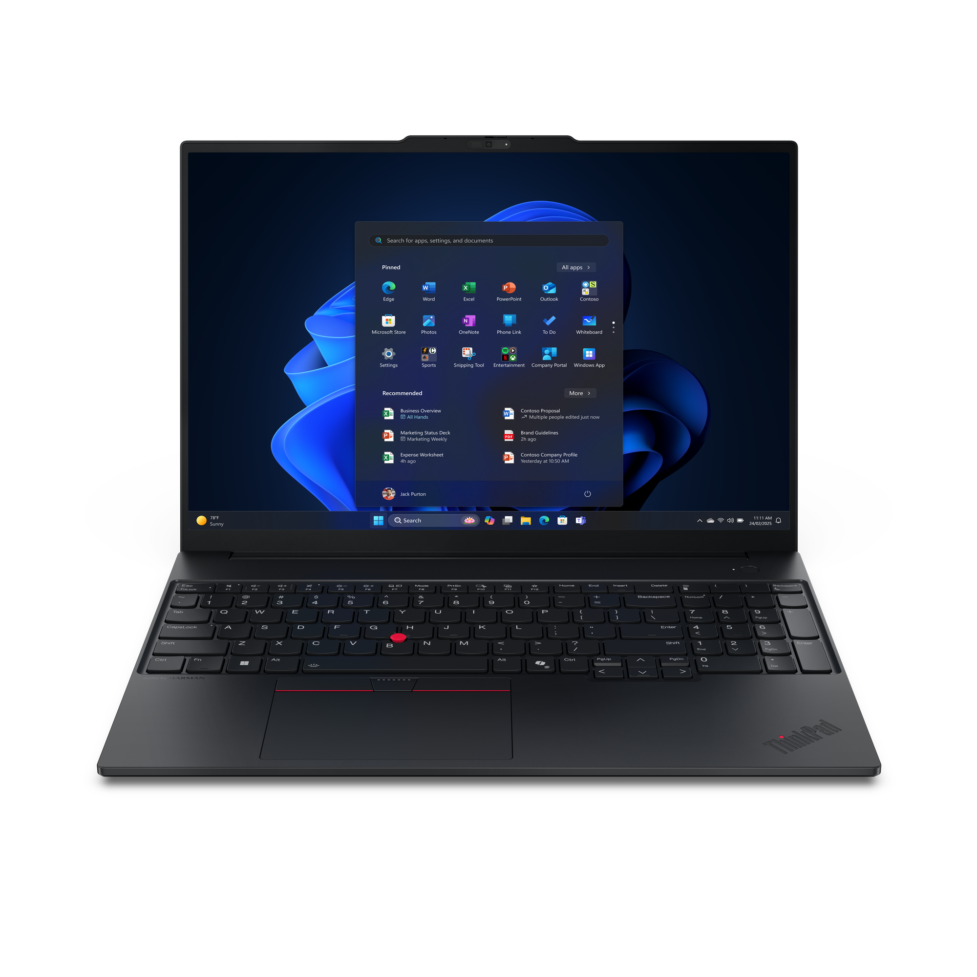 LENOVO ThinkPad E16 G3 Intel Core Ultra 5 228V 40,64cm 16Zoll WUXGA 32GB 512GB SSD UMA W11P No WWAN Copilot+ PC Black TopSeller