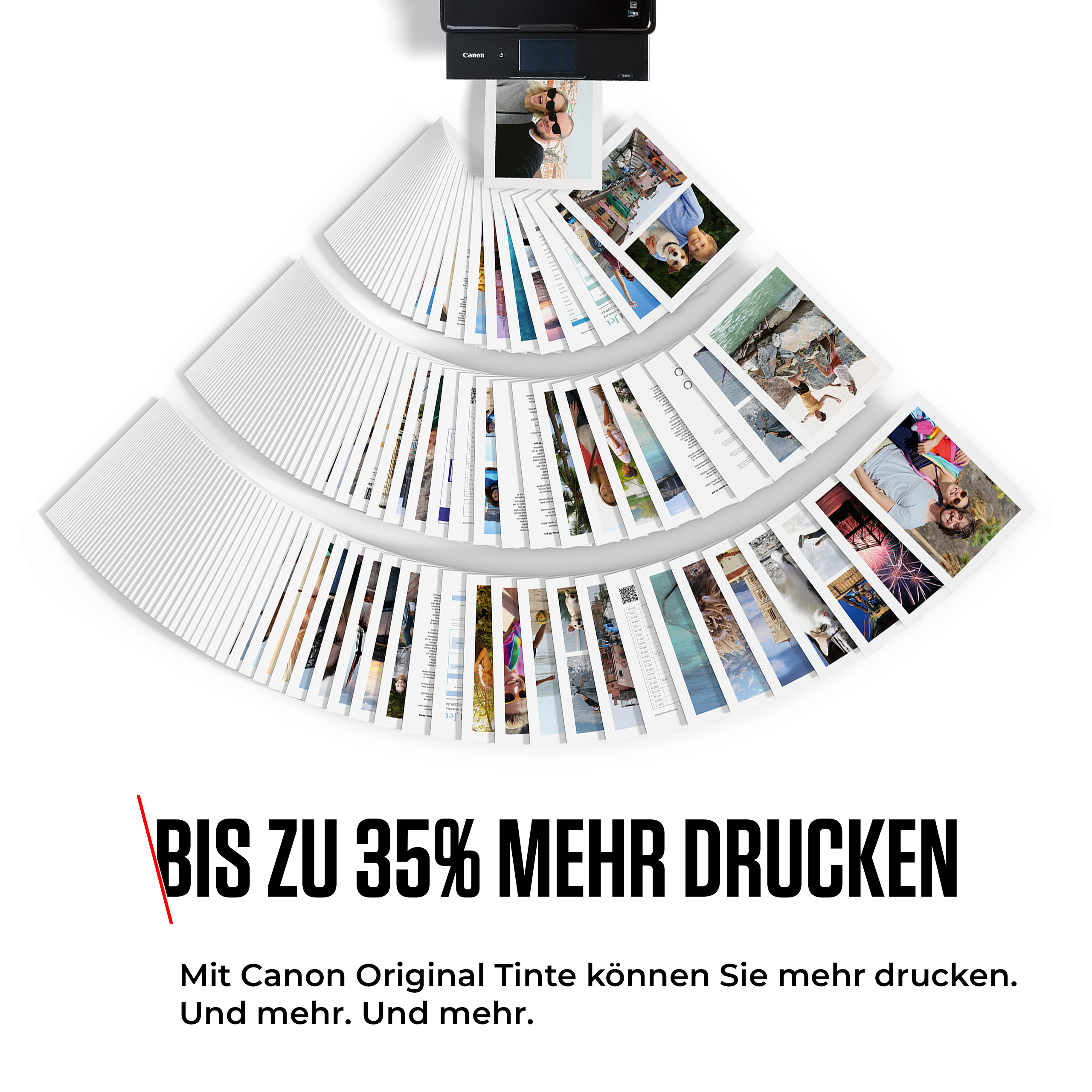 Canon PGI-530/CLI-531 PGBK/C/M/Y/BK/GY schwarz, cyan, magenta, gelb, grau, pigment-schwarz Druckerpatronen + Fotopapier, 6er-Set