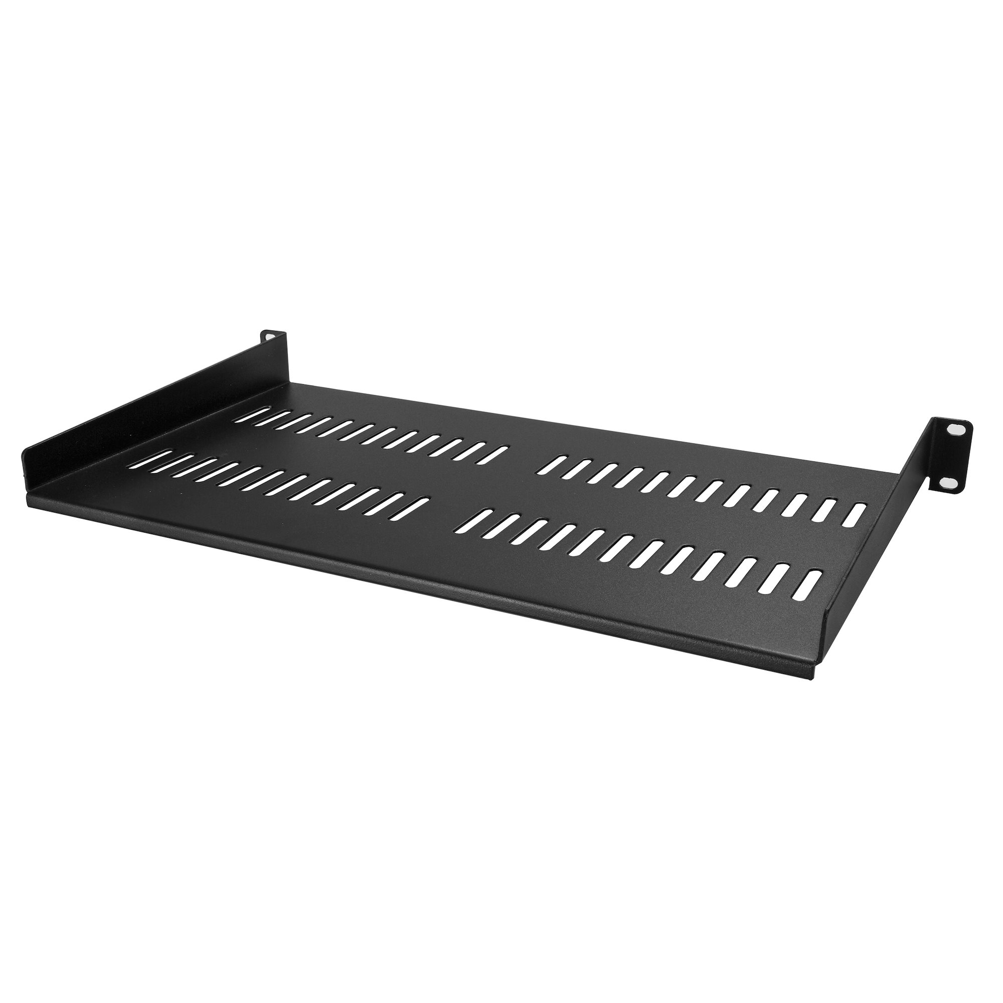 STARTECH.COM 1U Server Rack Shelf Universal Vented Rack Mount Cantilever Tray for 19inch Network Equipment Rack