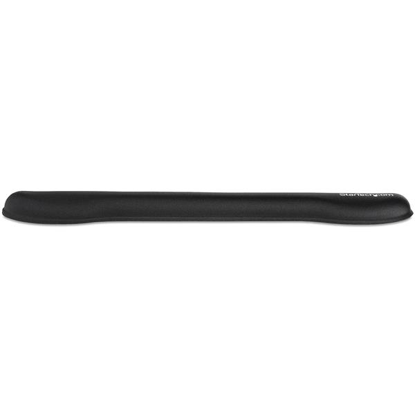 STARTECH.COM Gel Keyboard Wrist Rest - Ergonomic - Black Finish - Non-Slip Design - Compatible with Desks Tables Sit-Stand Desk