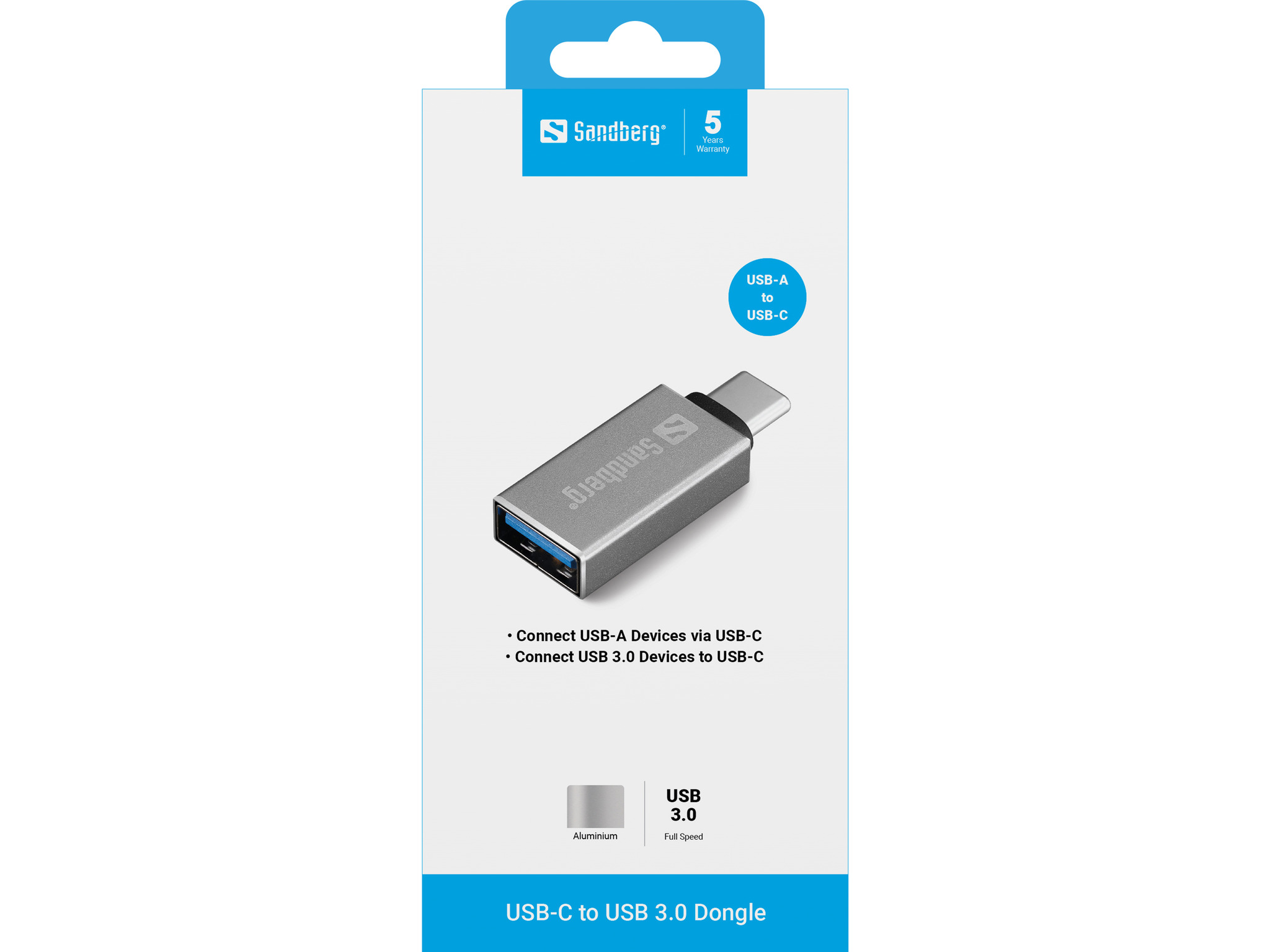 SANDBERG USB-C to USB 3.0 Dongle