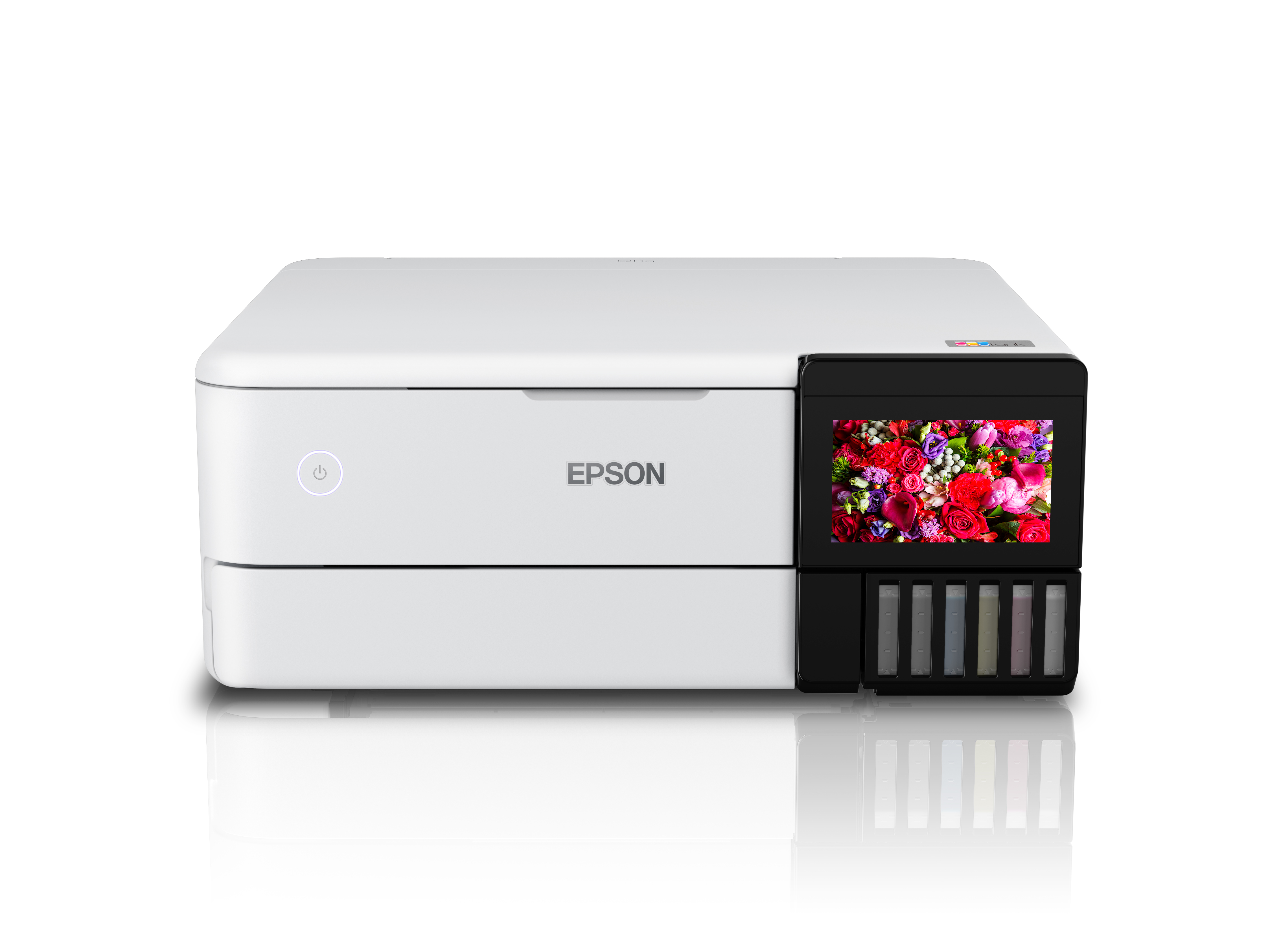 EPSON EcoTank ET-8500 3 in 1 Tintenstrahl-Multifunktionsdrucker weiß