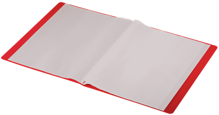 LEITZ Recycle 4676 Sichtbuch DIN A4, 20 Hüllen rot, 1 St.