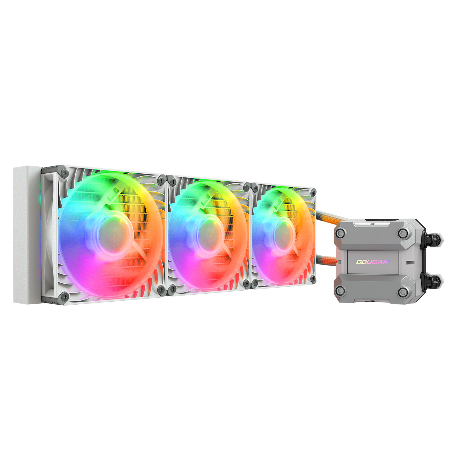 COUGAR CPU Wasserkühlung Poseidon Ultra 360, ARGB, Weiß