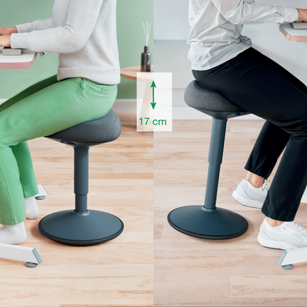 LEITZ Sitz- & Stehhocker Ergo Active 65440089 dunkelgrau, 1 St.