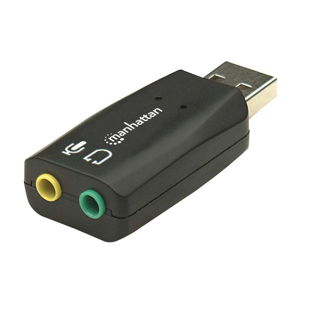 MANHATTAN Sound Adapter USD 3D schwarz