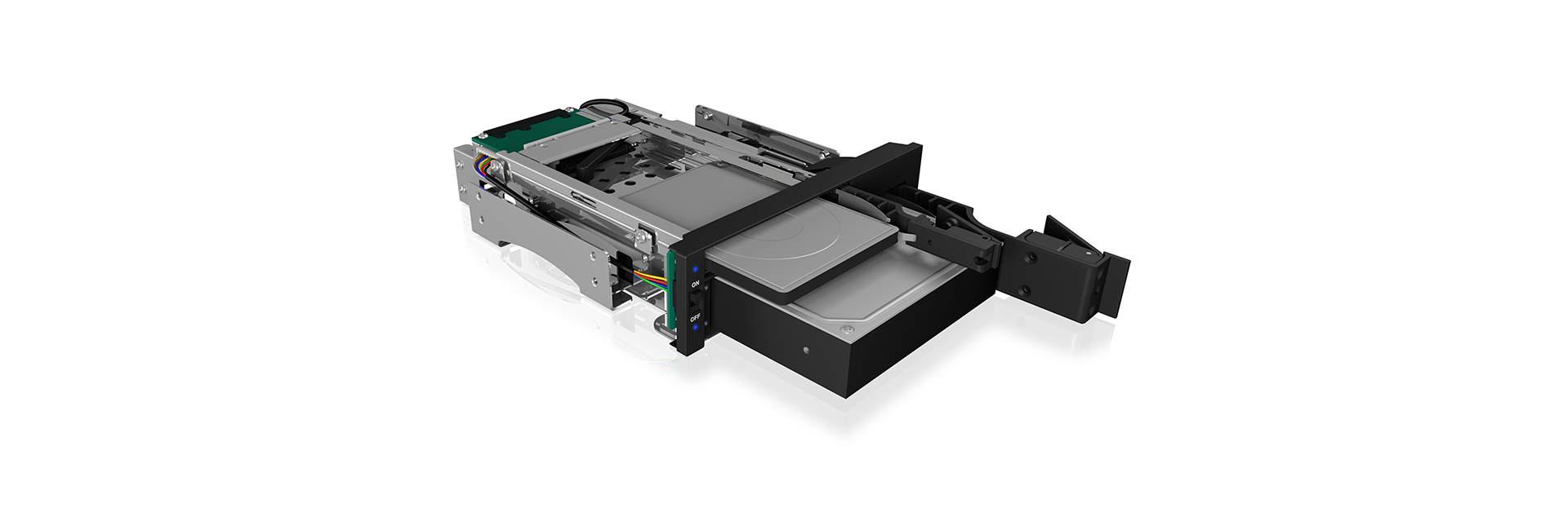 We-Ra. IcyBox 1x2,5+1x3,5 SATA/SAS=>2xSATA Host 5,25