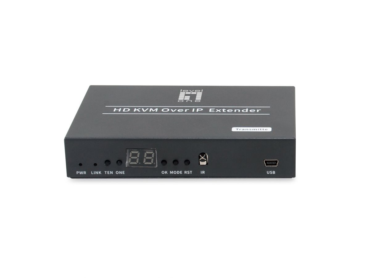 LevelOne HDMI über IP PoE Sender USB-Mini 150m sw