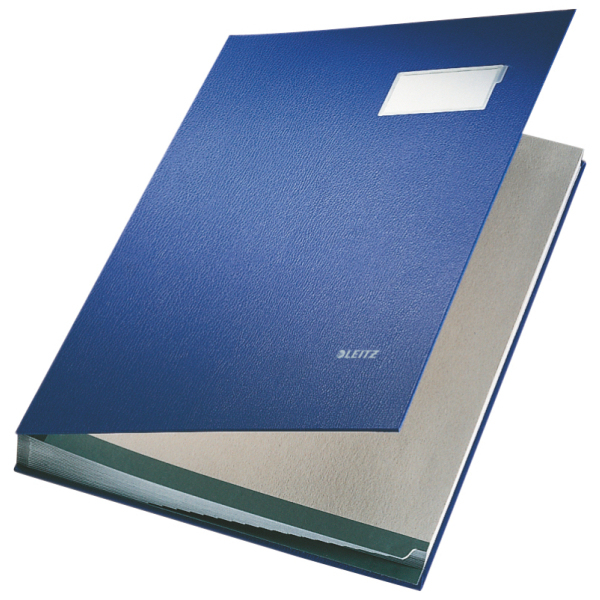 LEITZ Unterschriftenmappe Unterschriftenmappe 5700 20 Fächer blau, 1 St.