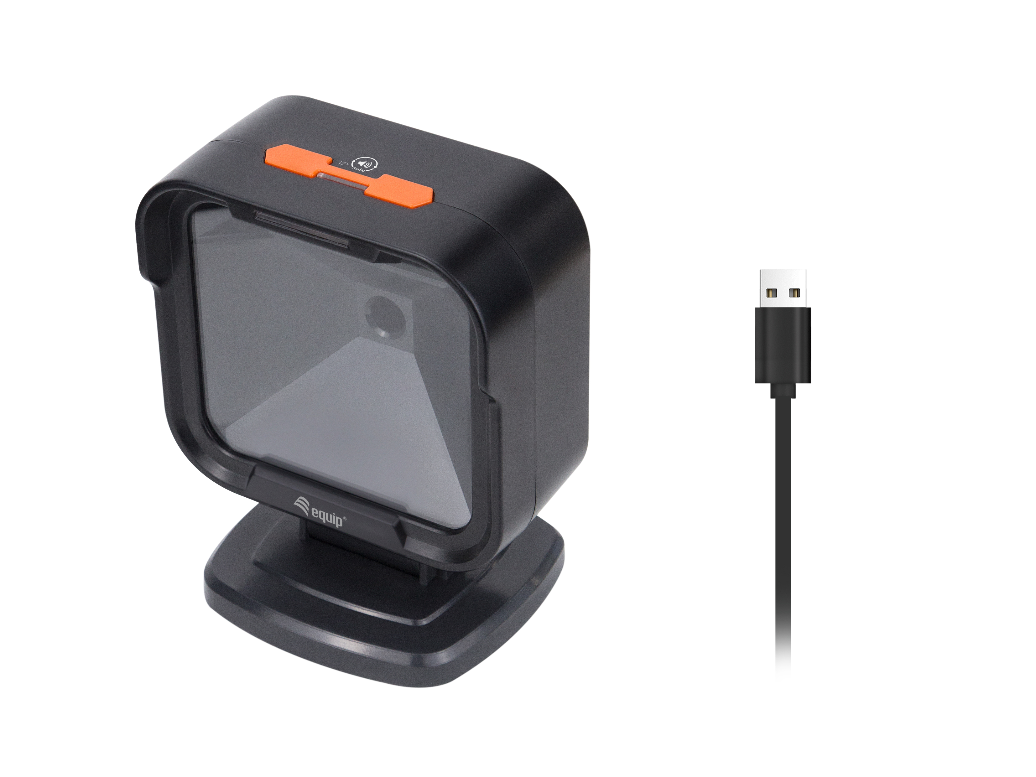 Equip 2D-Omni-Direkt. Desktop Barcodescanner USB 1MP schwarz