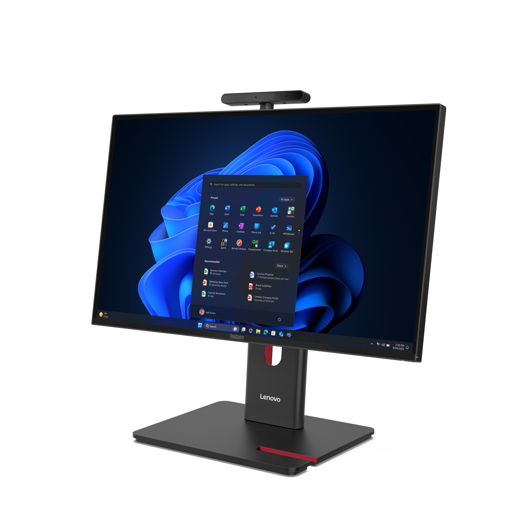 LENOVO ThinkCentre M90a G6 Intel Core Ultra 5 235 60,45cm 23,8Zoll FHD 32GB 512GB SSD W11P TopSeller