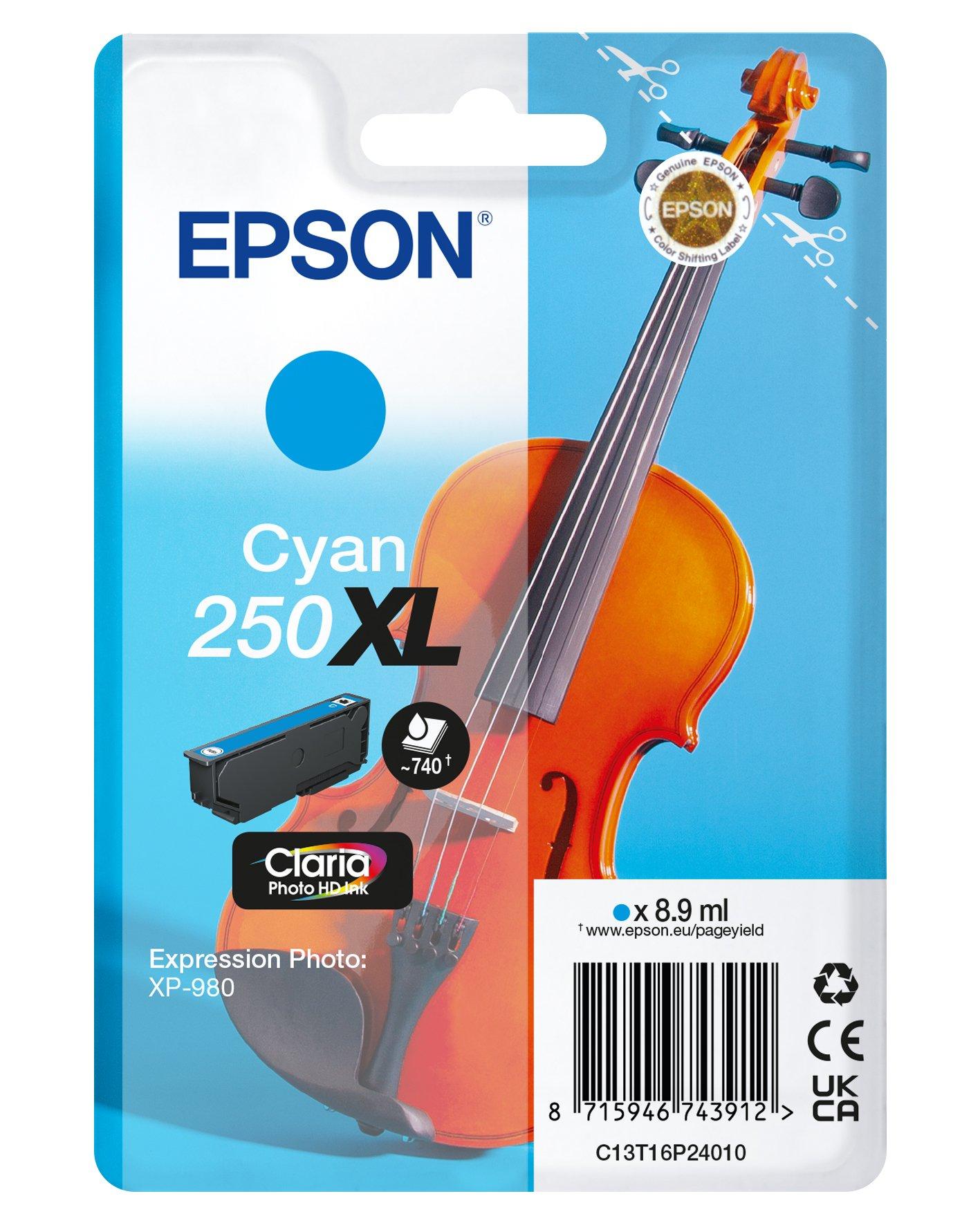 EPSON 250XL (Violine) cyan Druckerpatrone