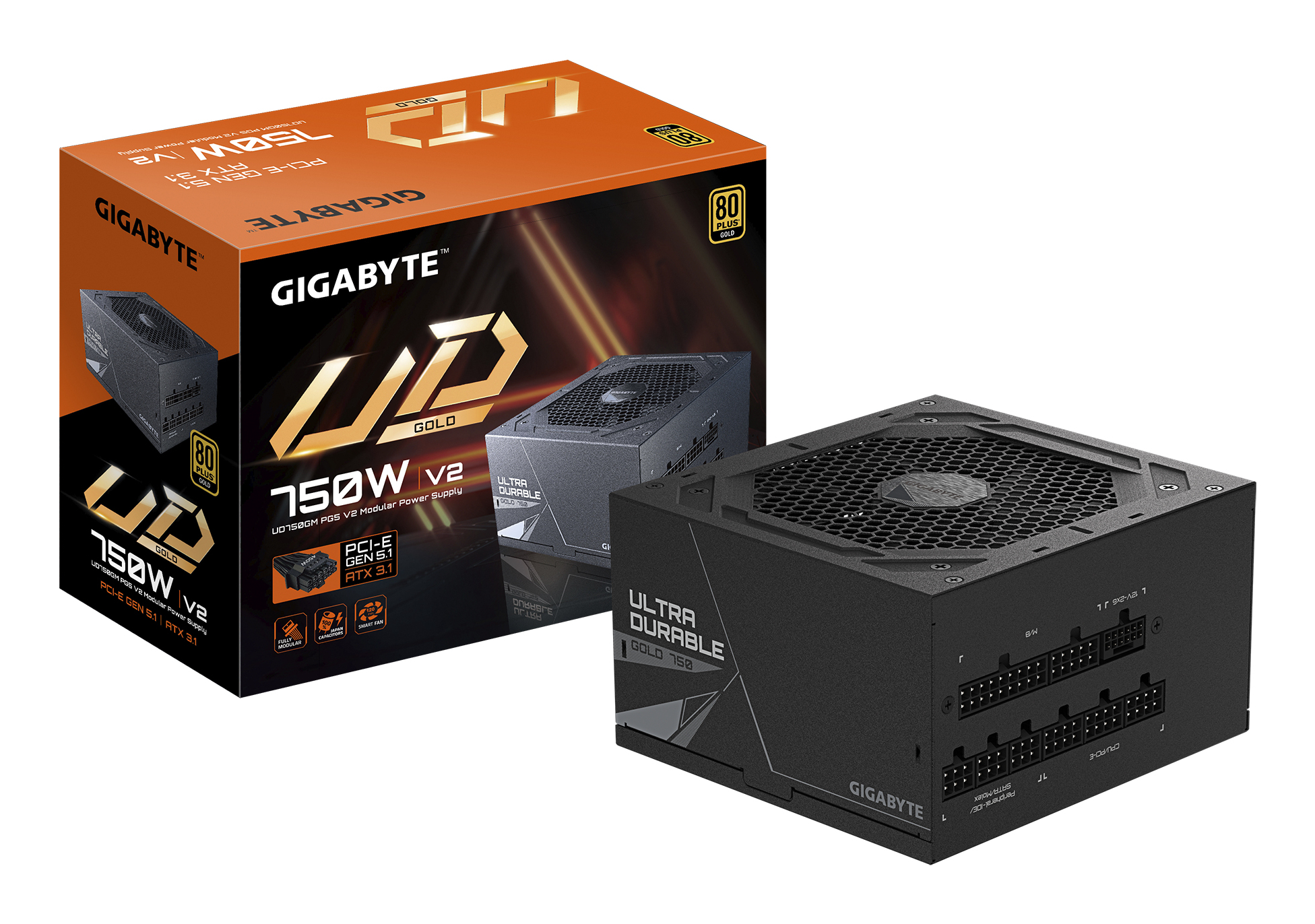 PC- Netzteil Gigabyte GP-UD750GM V2 PG5 750W Gold