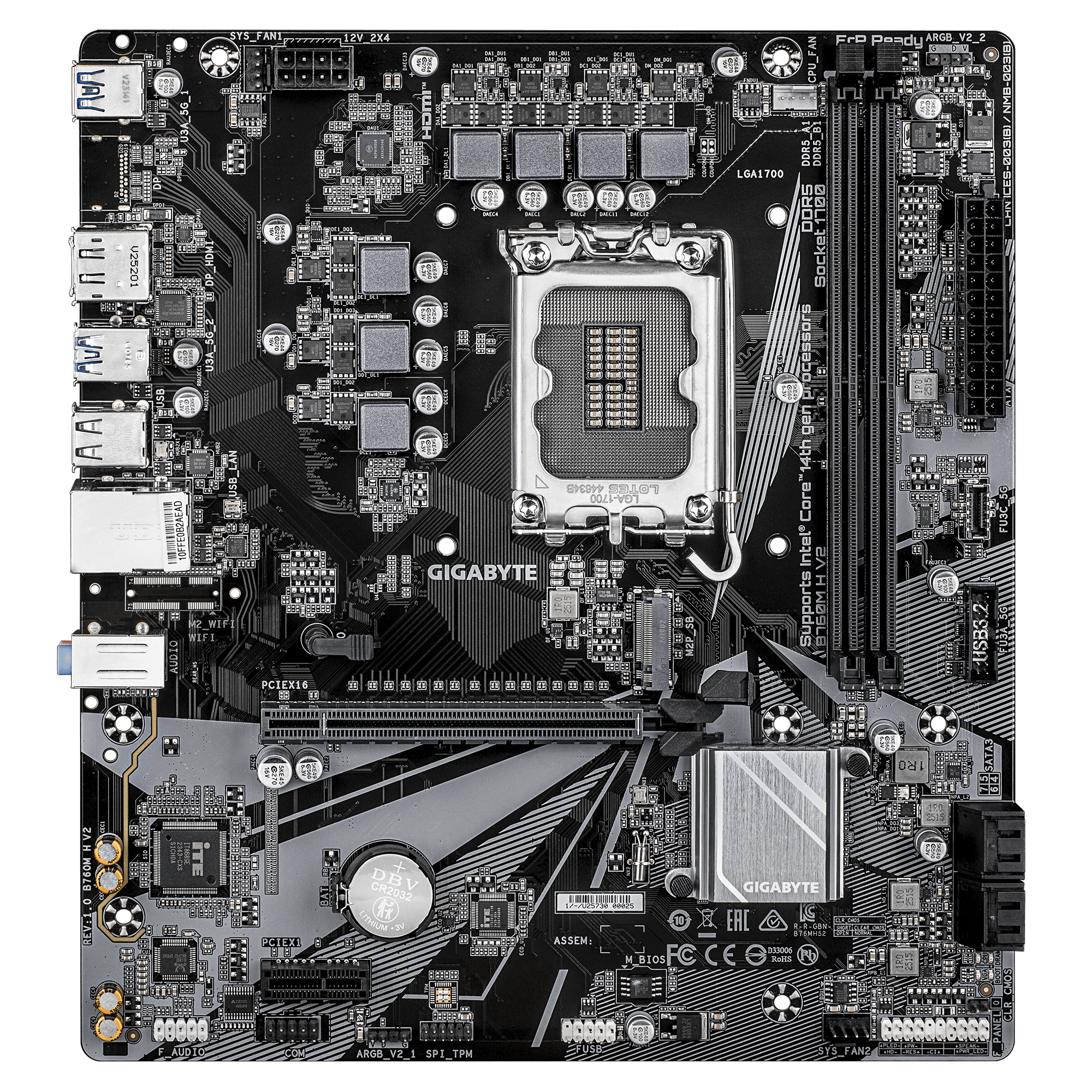 B760M H V2, Mainboard