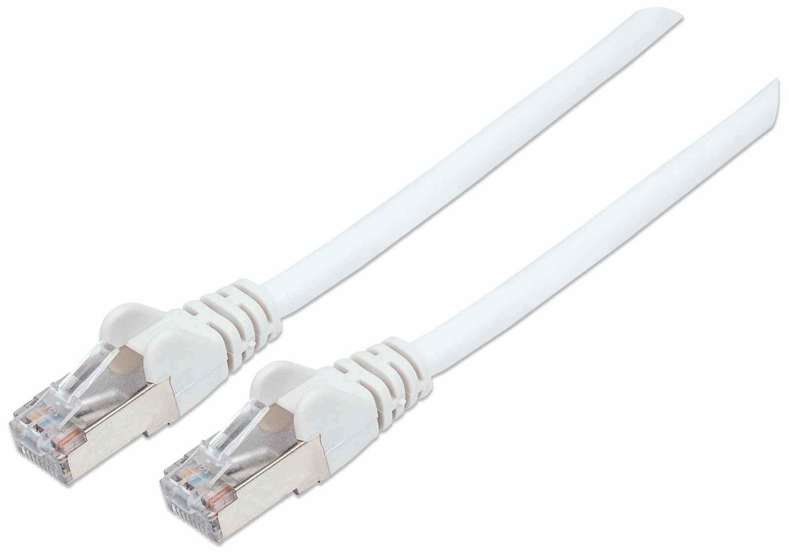 INTELLINET Kabel Cat6A St. Cat7-Rohkabel weiss komplett Kupfer LS0H 3 m Netzwerkkabel Patchkabel