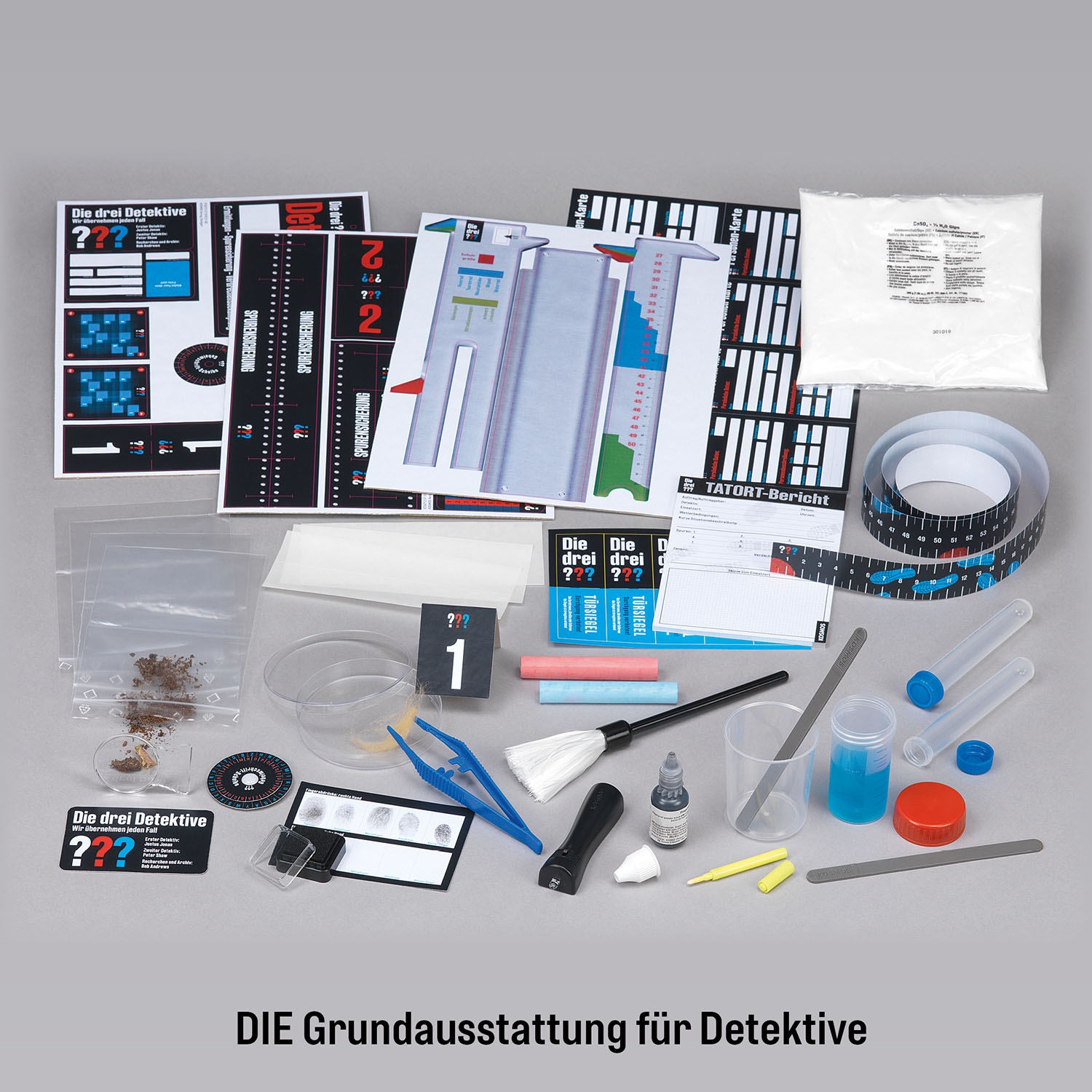 Die drei ??? Detektiv-Koffer, Detektiv-Sets