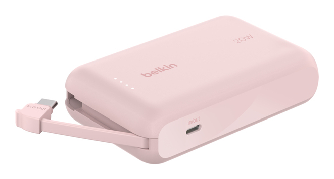 BOOSTCHARGE USB-C POW DLVRY PWRBNK 10.000MAH USB-C ROSA