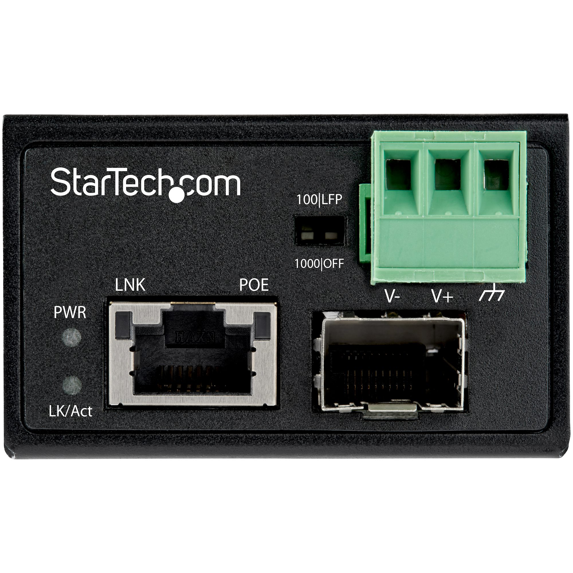 30W POE+ FIBER TO ETHERNET MEDIA CONVERTER