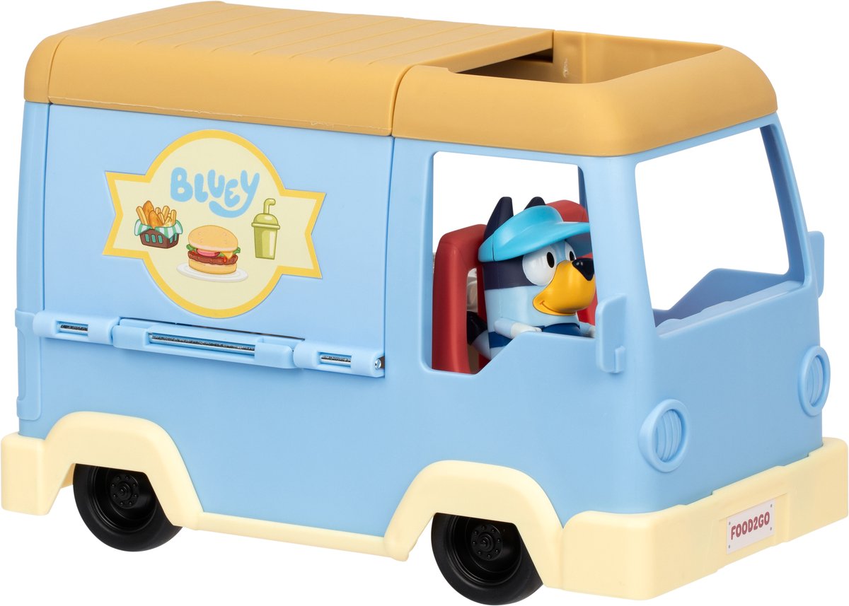 Bluey - Lets Play Chef Food Truck Spielset, Spielfahrzeug