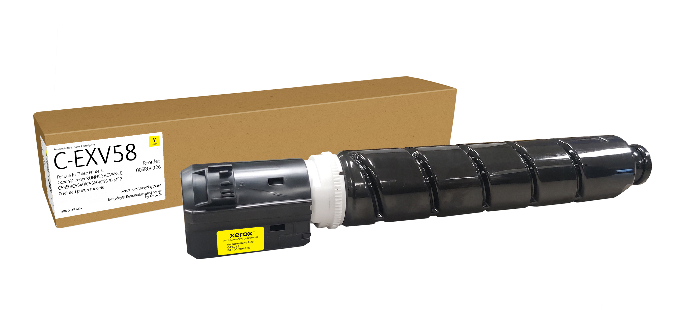 Xerox Everyday 006R04926 Wiederaufbereiteter Toner Gelb 60000 Seiten Canon C-EXV58