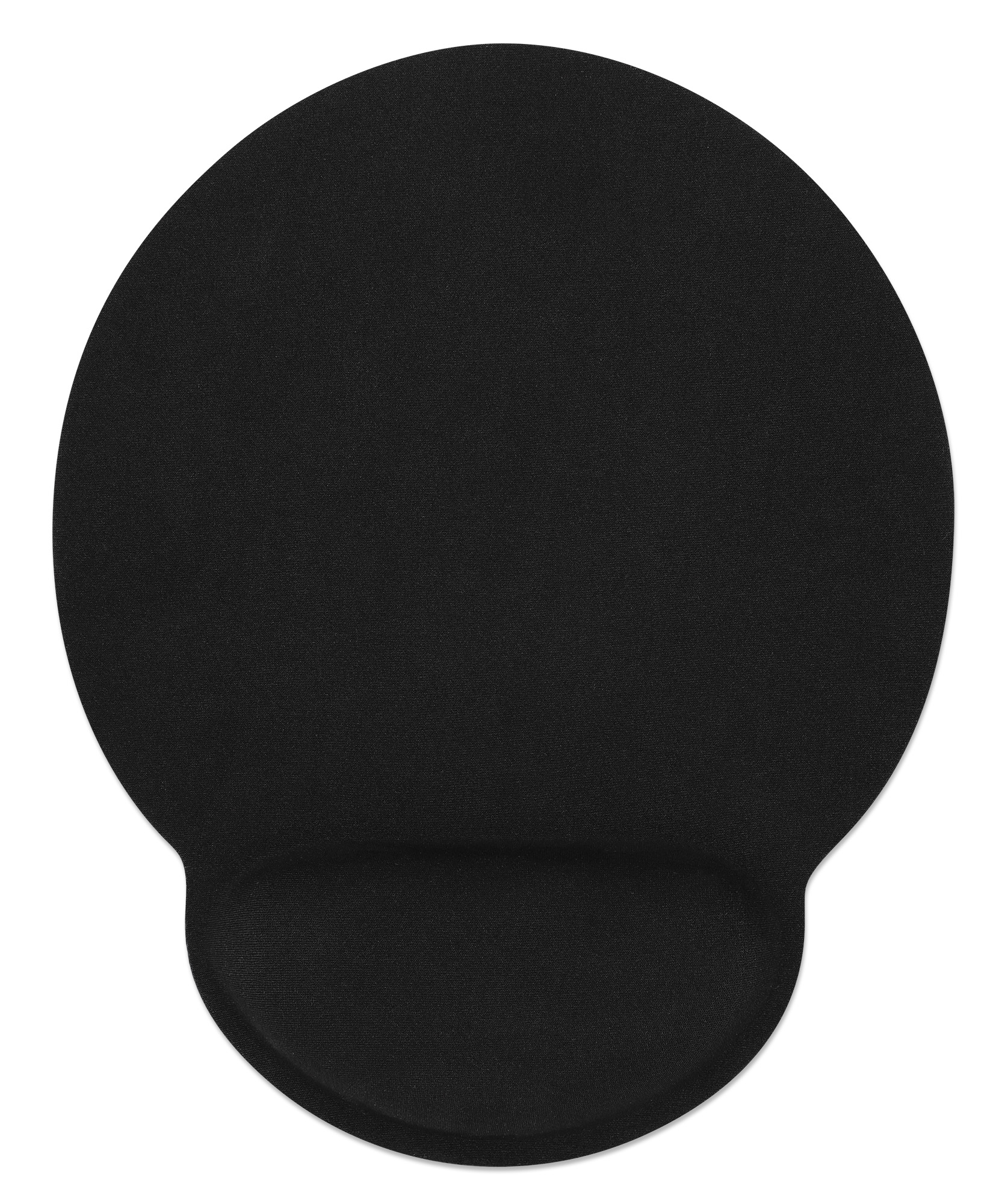 MANHATTAN Mauspad Schaumstoff mit Handballenauflage schwarz retail