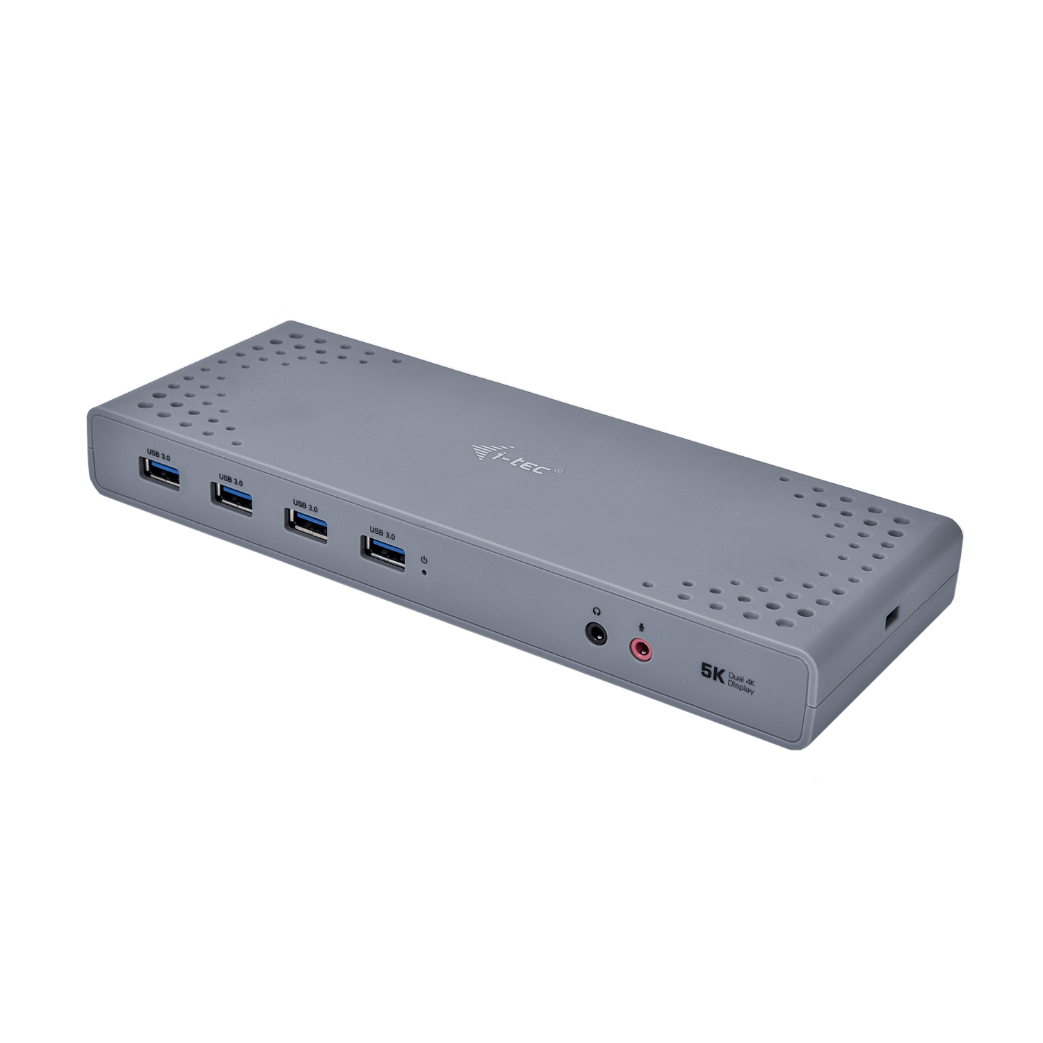 I-TEC USB 3.0/USB-C Dualdock 1x 5K 2x 4K 60Hz 2x HDMI 2x DP 1x GLAN 6x USB 3.0 1x Audio/Mic Jack Kensington kompatibel mit TB 3