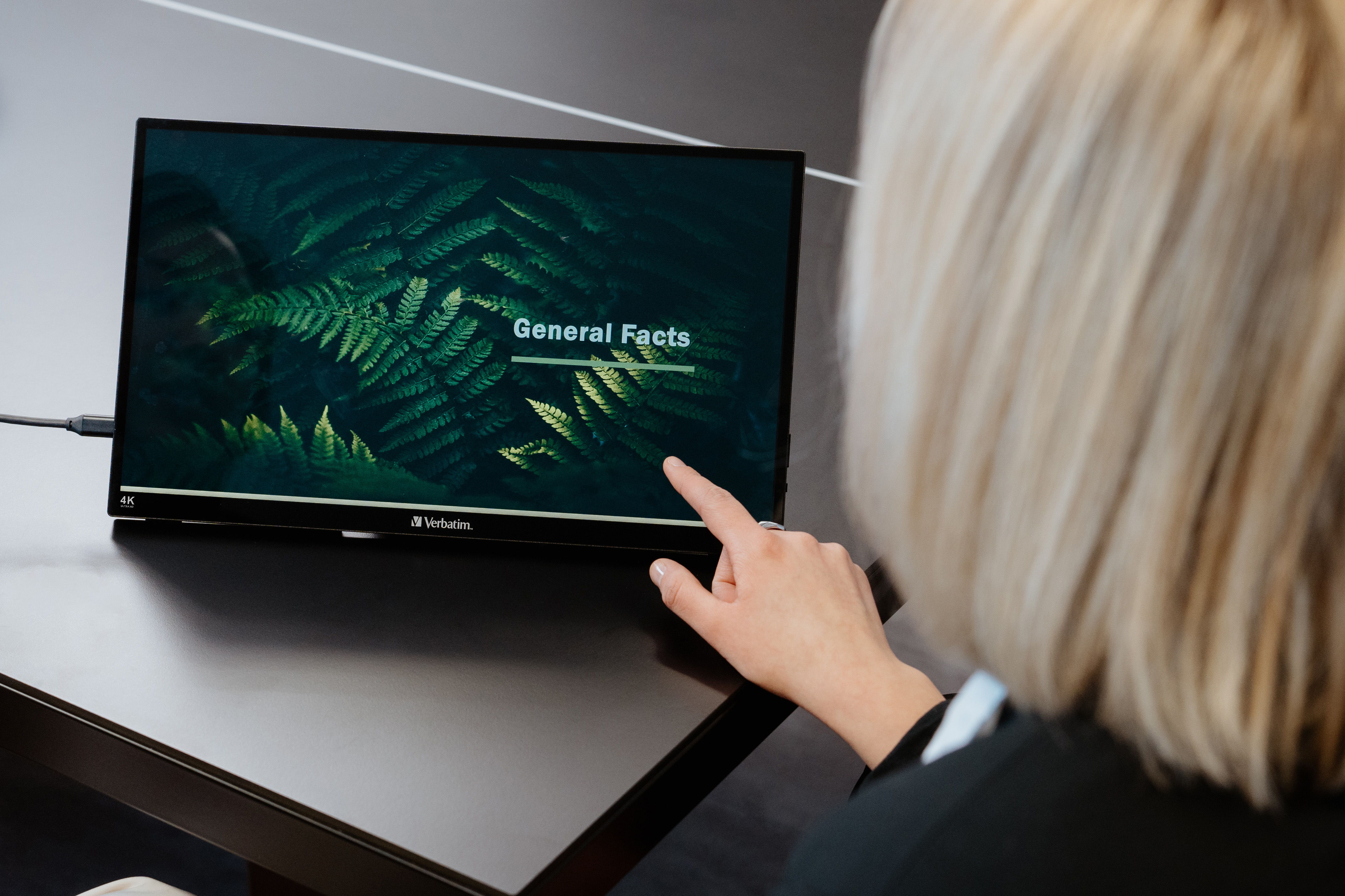 Verbatim PMT-15 4K Portable Touchscreen Monitor