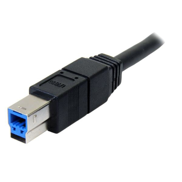 STARTECH.COM 3m Black SuperSpeed USB 3.0 Cable A to B - M/M
