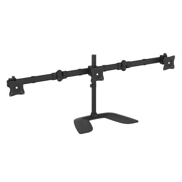 STARTECH.COM Dreifach Monitorhalterung - Schwenkbar - Stahl und Aluminium - für VESA Monitore bis zu 27 Zoll - 3fach Monitorarm