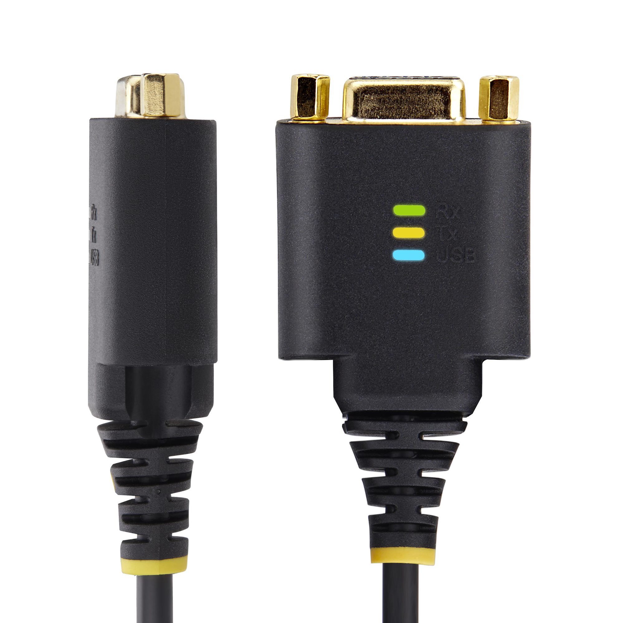 STARTECH.COM 30cm USB Null Modem Kabel USB Seriell Adapter COM Retention,FTDI USB RS232 Wechselbare DB9 Schrauben/Muttern