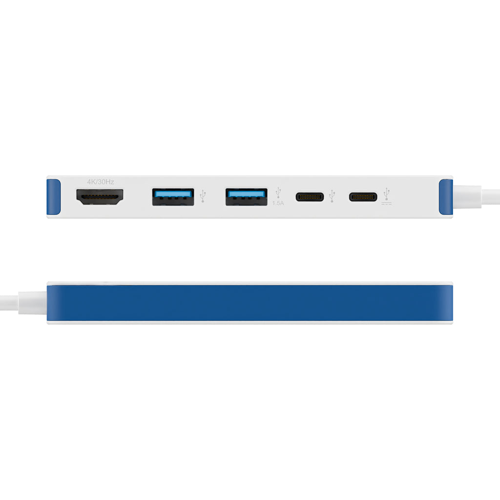 HYPERDRIVE FLEX 5 PORT USB-C HUB (BLUE)