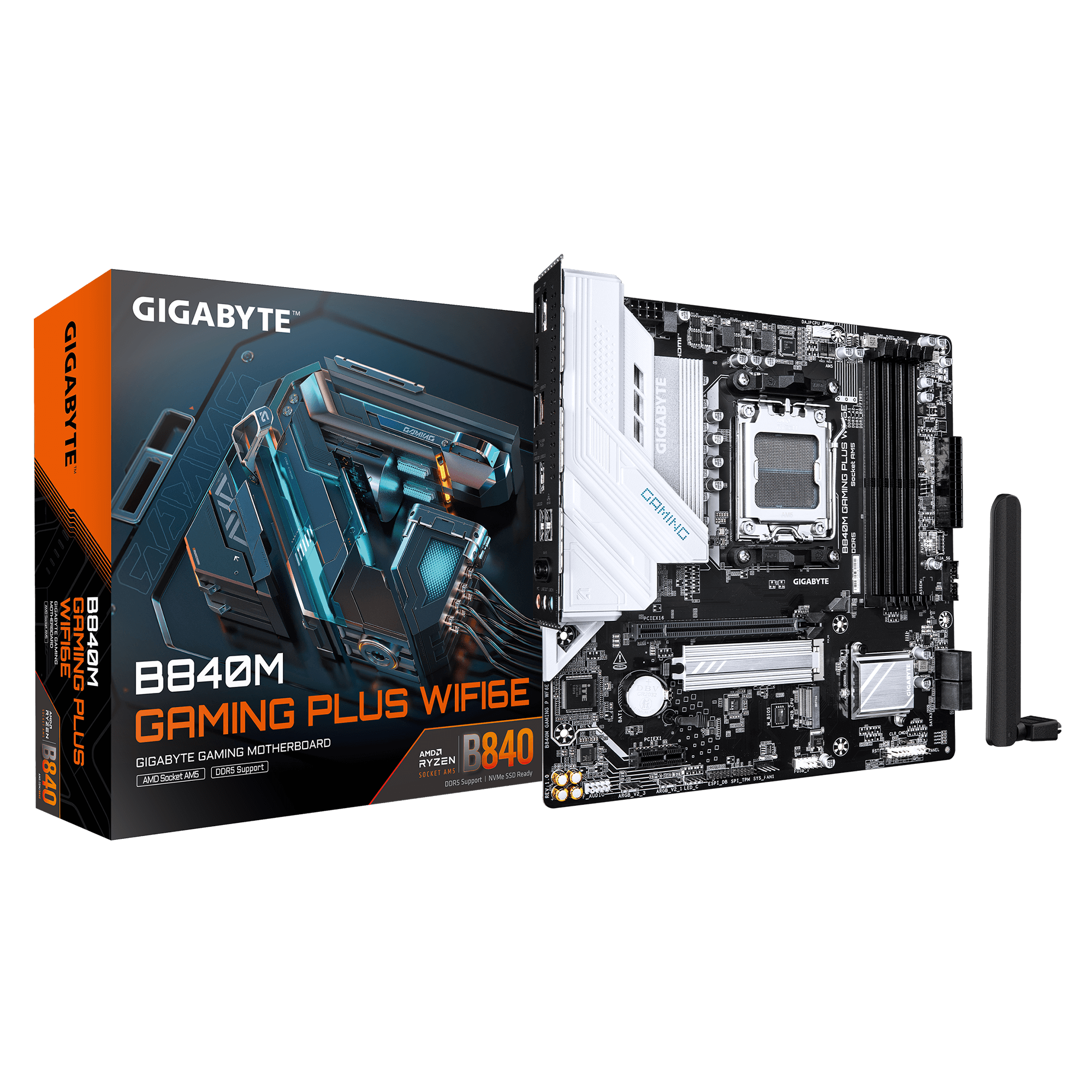 Gigabyte GA-B840M Gaming P WF6E (AM5) (D)
