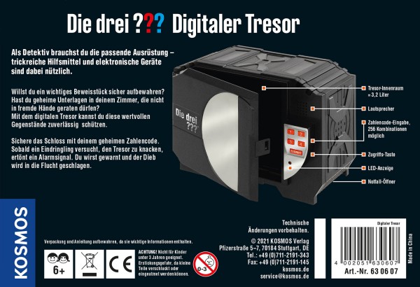 Die drei ??? Digitaler Tresor, Detektiv-Sets