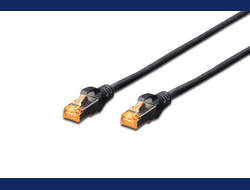 DIGITUS CAT 6 PATCH CABLE 1M S-FTP BLACK