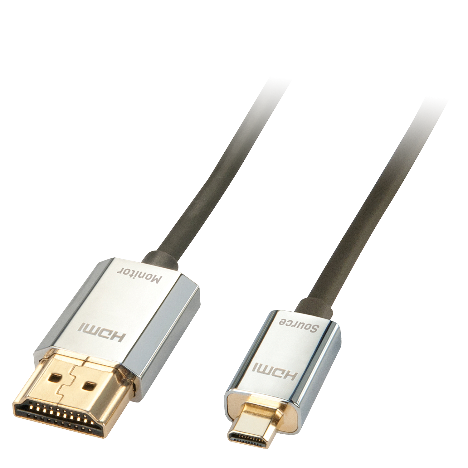 LINDY HDMI High Speed Kabel an Micro HDMI CROMO Slim 3m