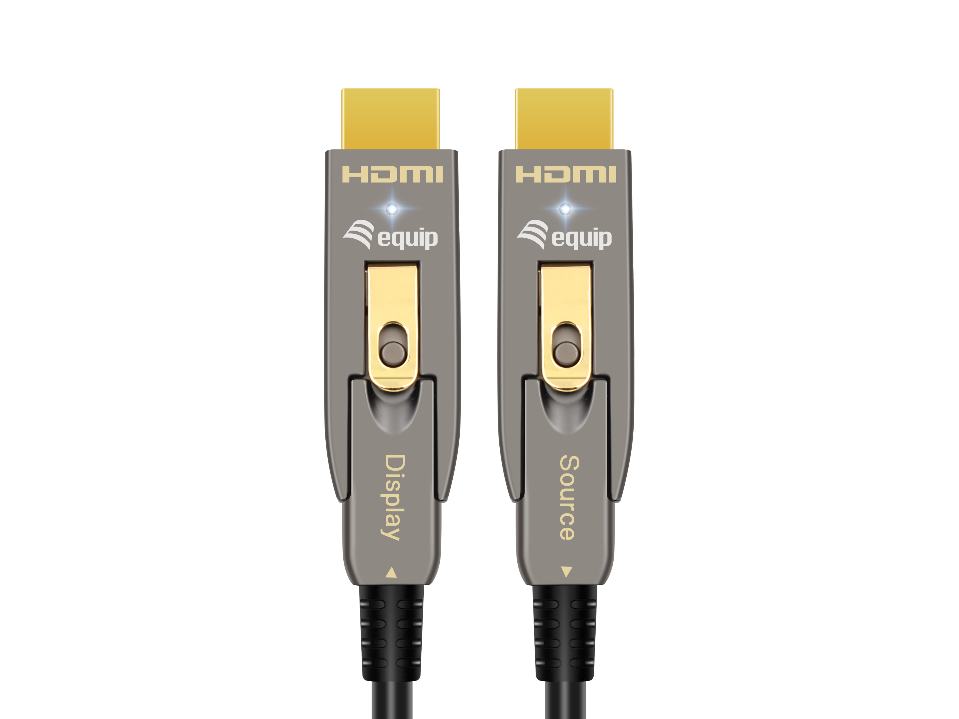 Equip HDMI HS Ethernet 2.0 D/A D-AOC 4K/60Hz 20.00m grau